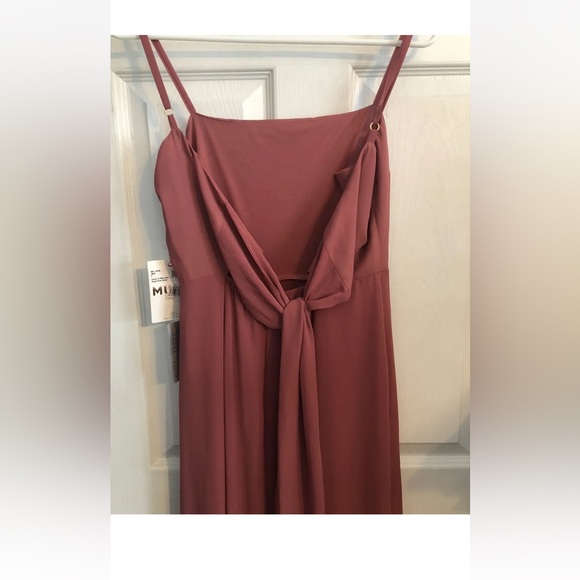 NWT Show Me Your Mumu Lauren Tie Back Chiffon A-Line Small - Picture 7 of 9